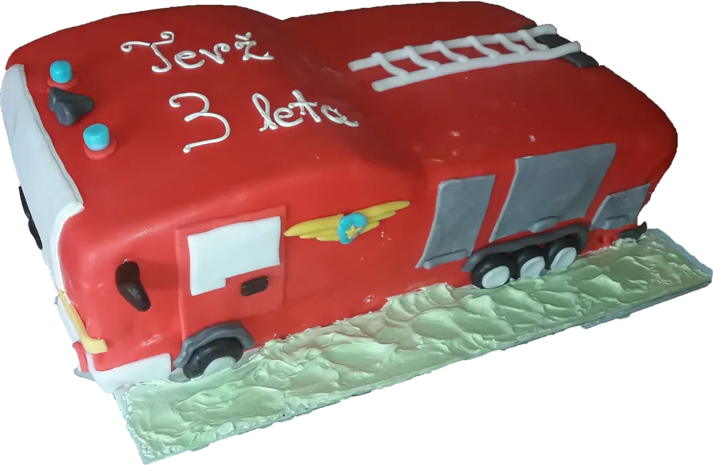 Gasilska torta - Gasilski avto