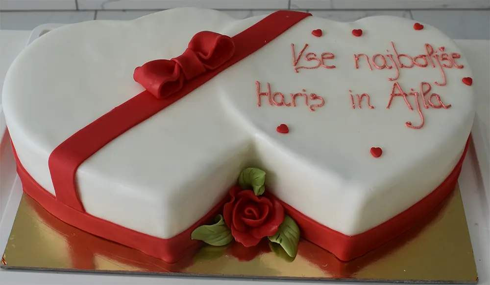 Torta Dva srčka