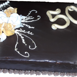 Torta za rojstni dan - čokoladni obliv