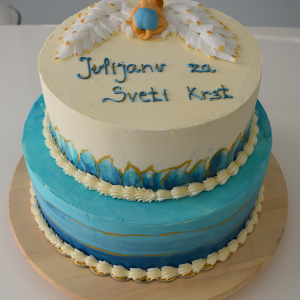 Torta za Sv. krst - Dvonadstropna