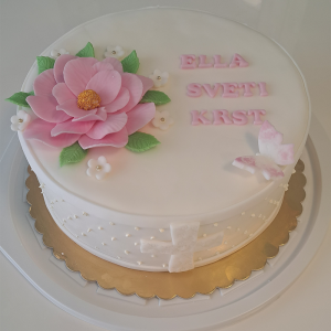 Torta za Sv. krst - Roza